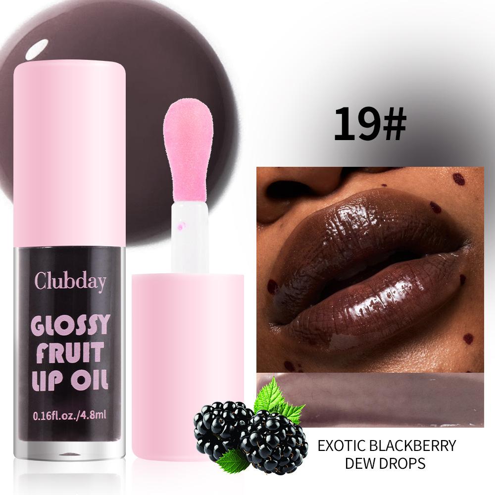 20 цветов фруктовый жемчужный увлажняющий желе-масло для губ стойкий увлажняющий водный блеск для губ мерцающий теплый оттенок для губ