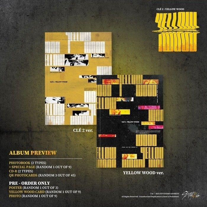 [READY STOCK] STRAY KIDS - 'CLÉ 2 : YELLOW WOOD' (Photobook ver.)
