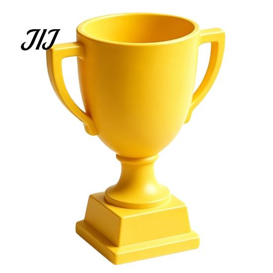 Creative Trophy Pen Holder 3D Printed Holder, Multifunctional Award Shaped Desktop Container, Decorative Desk Decor Organizer for Office Supplies And