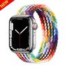 Ремешок для Apple Watch, ремешок 44 мм, 40 мм, 45 мм, 41 мм, 49 мм, 38 мм, 42 мм, эластичный плетеный браслет-петля соло, iwatch series 7 se 3 6 8 ultra