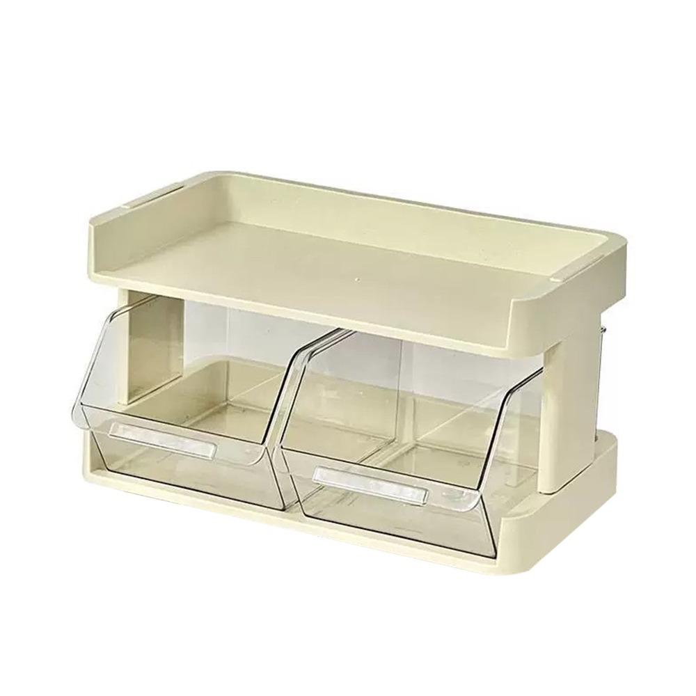 Multi-layers Storage Drawer Rack Multifunction Space Saving Display Storage Box Eco-friendly Material Transparent