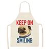 Cartoon Puppy Sleeveless Apron Home Daily Use