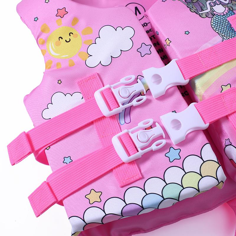 Детский спасательный жилет из пеноматериала с высокой плавучестью, идеально подходит для обучения плаванию