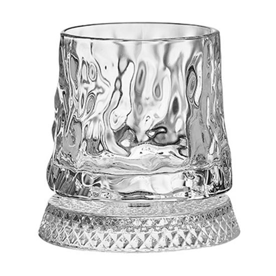 Вращающийся на 360 градусов винный бокал 280 мл Поворотный стакан для виски с подставкой Бессвинцовый стакан для снятия стресса и ароматизации Уникальный подарок на день рождения