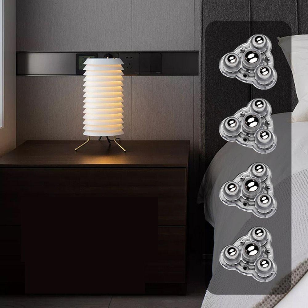 4pcs Self-Adhesive Universal Pulley 360° Rotation Swivel Casters Table Move Accessories