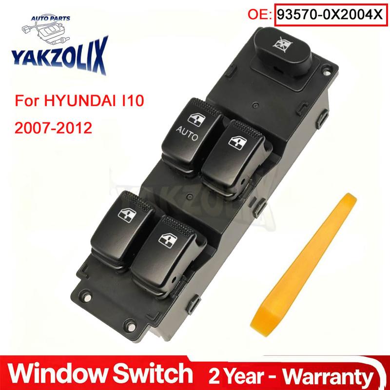 Power Master Window Switch Left Hand Driver Side For HYUNDAI I10 2007 2008 2009 2010 2011 2012 93570-0X2004X Car Accessories