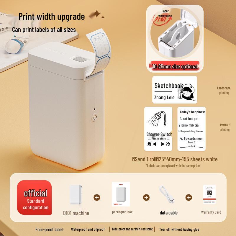 Jingchen 110 Bluetooth Mini Thermal Label Printer
