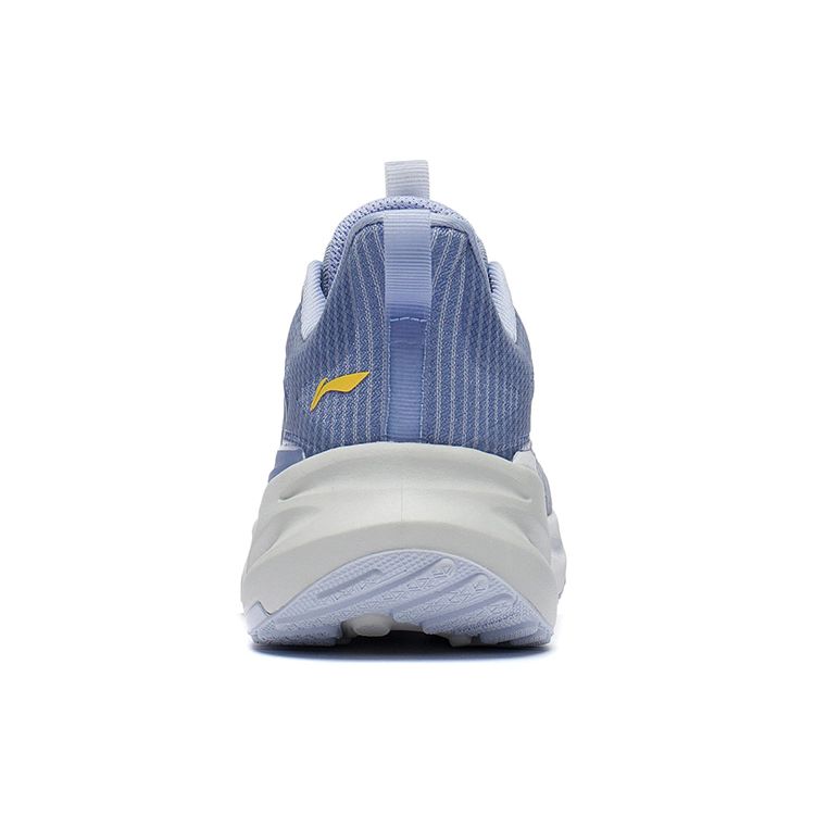 Li Ning Eazgo Удобные амортизирующие кроссовки с низким верхом для бега Женские кроссовки Сине-серые ARES024-2