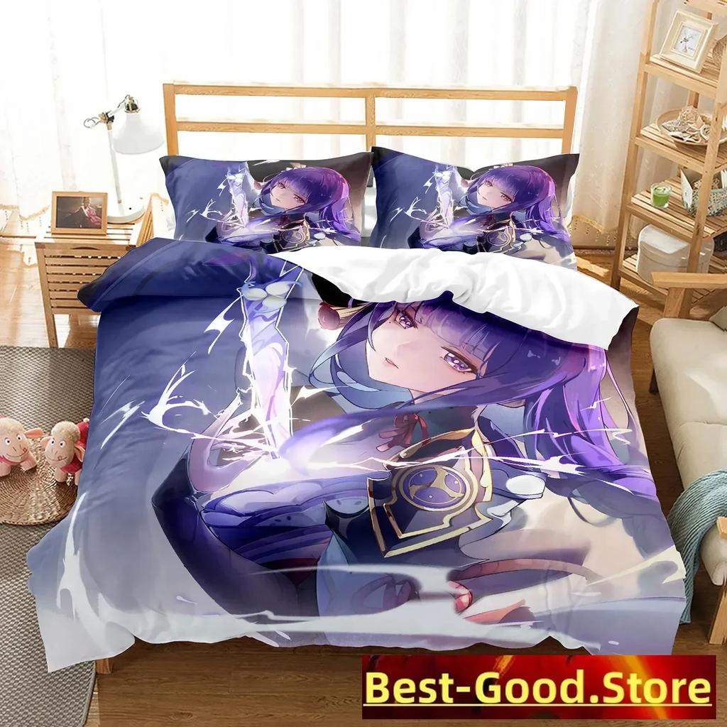 3D-принт Arataki Ltto Комплект постельного белья Single Twin Full Queen King Size Genshin Impact Комплект постельного белья для взрослых и детей, комплект пододеяльников