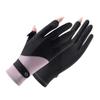 A Pair of Summer Women's Outdoor Cycling Driving Glove Sunscreen Touch Screen Gloves Non-Slip Quick Dry Ice Silk Breathable