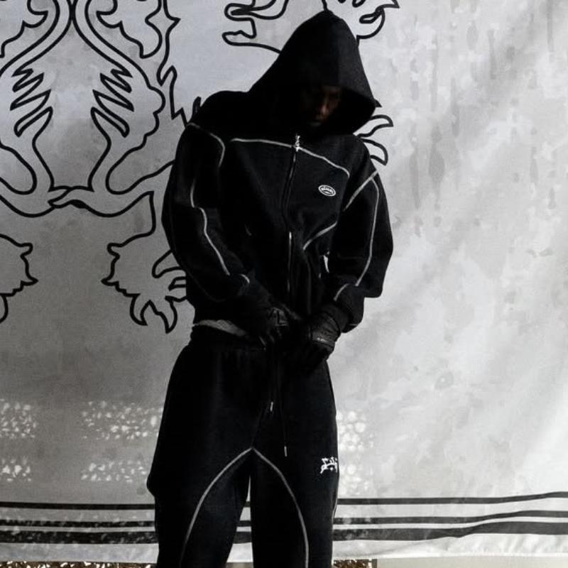 European and American Fashion Trend High Street Casual Loose Embroidered Men's and Women's Hoodies for Autumn and Winter