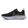 Nike React Infinity Run Flyknit 2 Женские кроссовки Black Metallic Gold Ghost Dark-Smoke-Grey CT2423-009