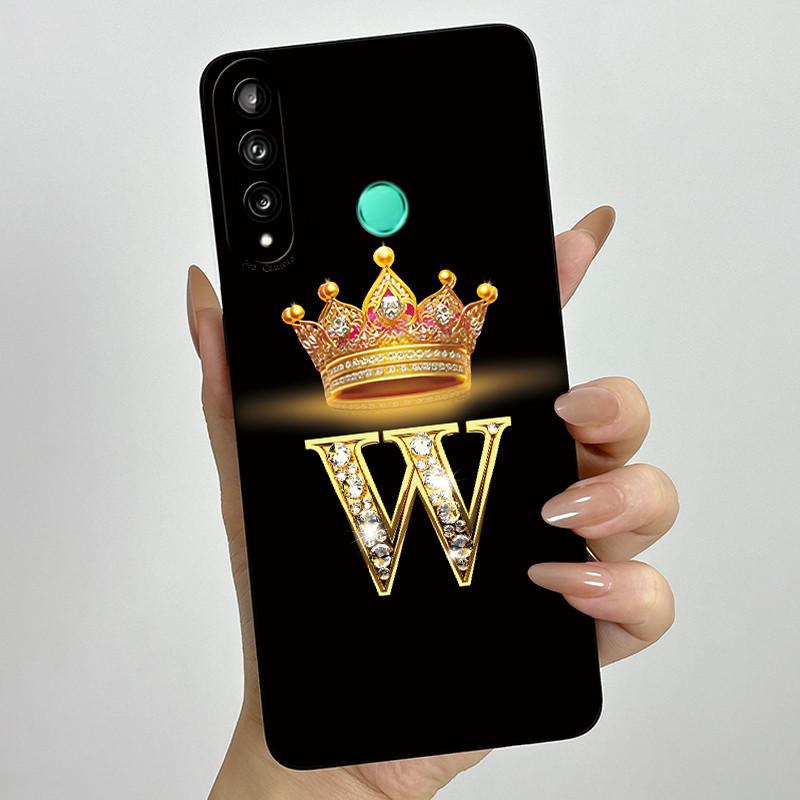Для Huawei Y7p P40 Lite E ART-L28 ART-L29 Модный Чехол для Телефона с Инициалами для Пары Y7P 2020 Мягкий Силиконовый TPU Защитный Чехол
