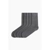H M baMboo Blend Socks Dark Grey