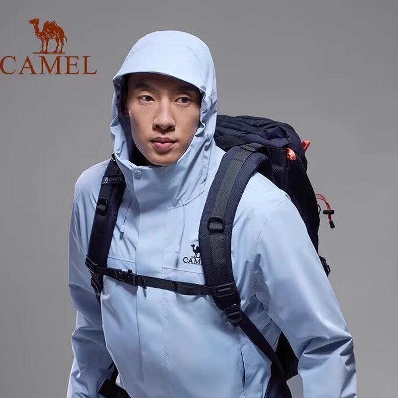 Camel Водонепроницаемая ветрозащитная куртка Toray DX 3-в-1 для улицы