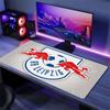 Коврик для мыши RB Leipzig, Большой игровой коврик для стола, Нескользящий XXL коврик для мыши для ноутбука и планшета, Игровой коврик для мини-ПК со прошитыми краями