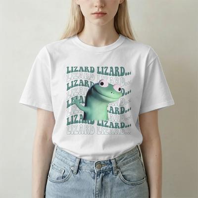 Unisex Unisex TShirts Hoppers Tom Lizard Cartoon Novelty Pure Cotton Tees Short Sleeve T Shirts Crewneck Clothes Printed