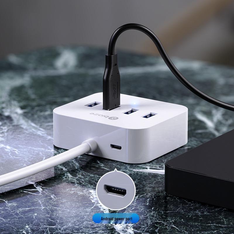 Biaz USB-C 4-портовый USB 3.0 хаб-док-станция с блоком питания