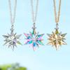 2025 Annual Christmas Ornaments Crystal Snowflake Star, Sparkly Crystal Ornaments for Christmas Tree, Beautiful Christmas Ornaments for Women Girls