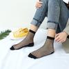 Upgrade  Sexy Women Half Net Socks Fine Sexy Filar Socks Nylon  Black Fishnet Socks