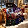 Custom Name Personalized Demon Slayer Print Blanket, Home Decor, Bedroom, Sofa, Camping, Couch, Gifts for Birthday Christmas