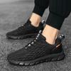 2025 Summer New Men's Sports Shoes, Fly-woven Lightweight Fish Scale Running Shoes, Breathable Korean Version of Trendy Running Shoes