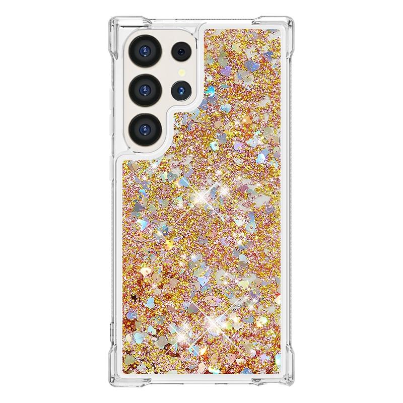 Для чехла Galaxy S24 Ultra Мультяшный расписной чехол с жидким песком для Samsung Galaxy S23 S 24 Ultra S24 Plus Чехол для телефона Фунда