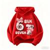 Spring Autumn 67 Print Women's Hoodie Funny Pullover Fashionable and Fun Sweatshirt Men's Hoodie Top