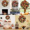 Eye-catching Thanksgiving Day Christmas Wreath Ornament For Home Decoration