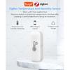 Tuya Zigbee Датчик температуры и влажности Умный дом Комнатный термометр Гигрометр Мониторинг через приложение работает с Smart Life Zigbee2mqtt