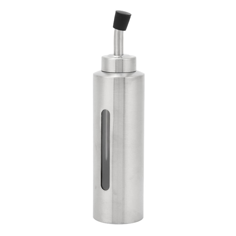 150ml Vinegar Cruet Bottle 304 Stainless Steel Liquid Condiment Holder Restaurant Use