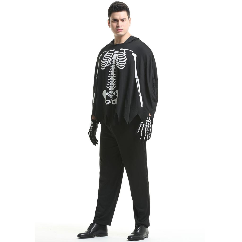 Death Skull Cloak, Couple Halloween Costume, Funny Skeleton Cloak