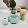 4 Pieces Japanese Matcha Set Ceramic Handmade Traditional Tea Ceremony Tools Making Utensils for