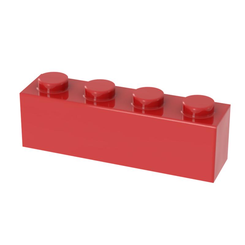 [FunBrick] 20/30/50 ШТ. DIY Строительные блоки 1x4 точки, Толстые фигурные кирпичики, Творческие, Размер 1*4 точки, Совместимые с игрушкой 3010