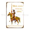 Don Quixote Quote Metal Plaque Poster Garage Classic Customize Wall Custom Funny Tin Sign Poster