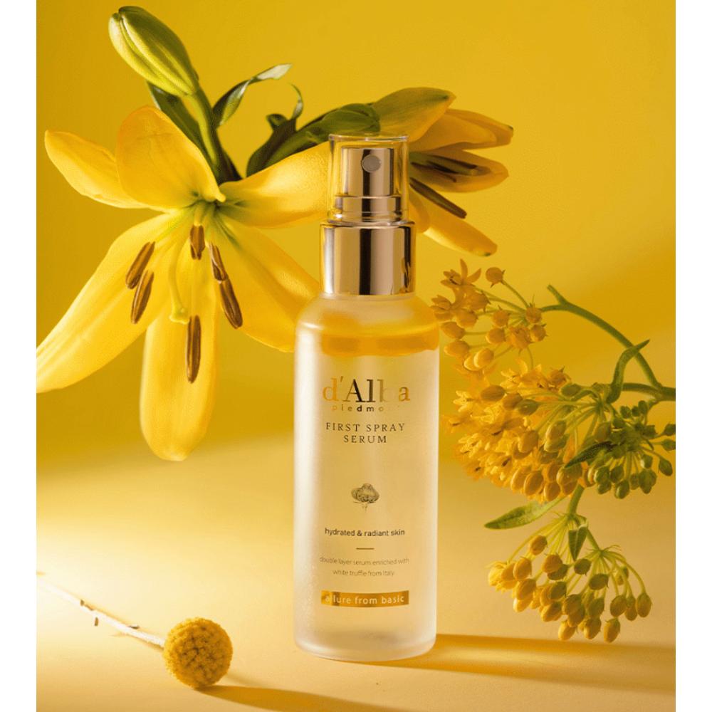 d'Alba White Truffle First Spray Serum 100 мл + Vital Spray Serum 100 мл + Подарочный пакет, 1 набор