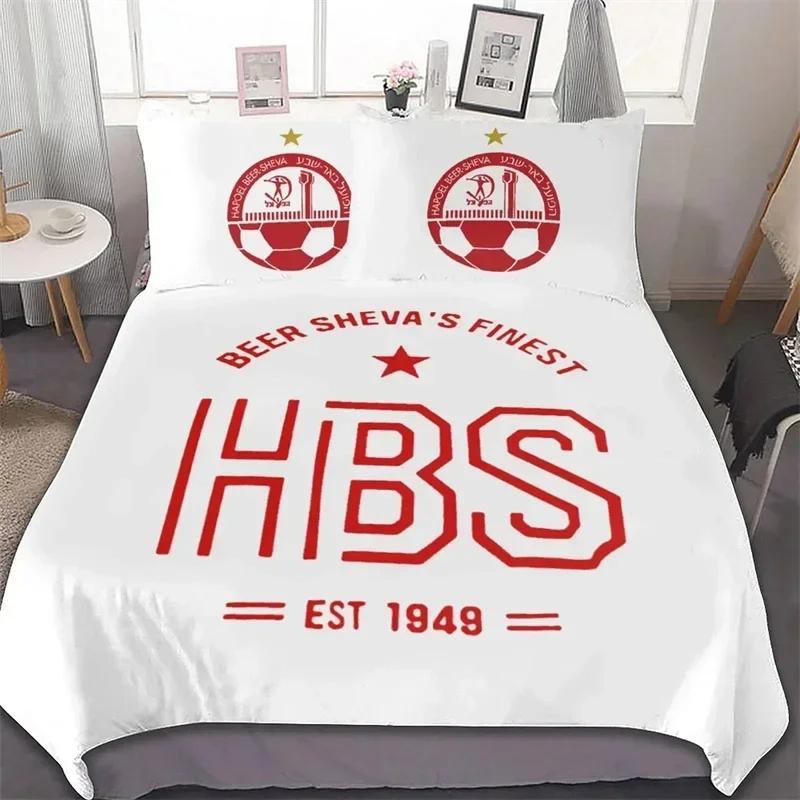 New H-Hapoel Beer Sheva Bedding Set,Duvet Cover Comforter Bed Set Quilt Cover Pillowcase,King Queen Twin Size Boys Girls Adults