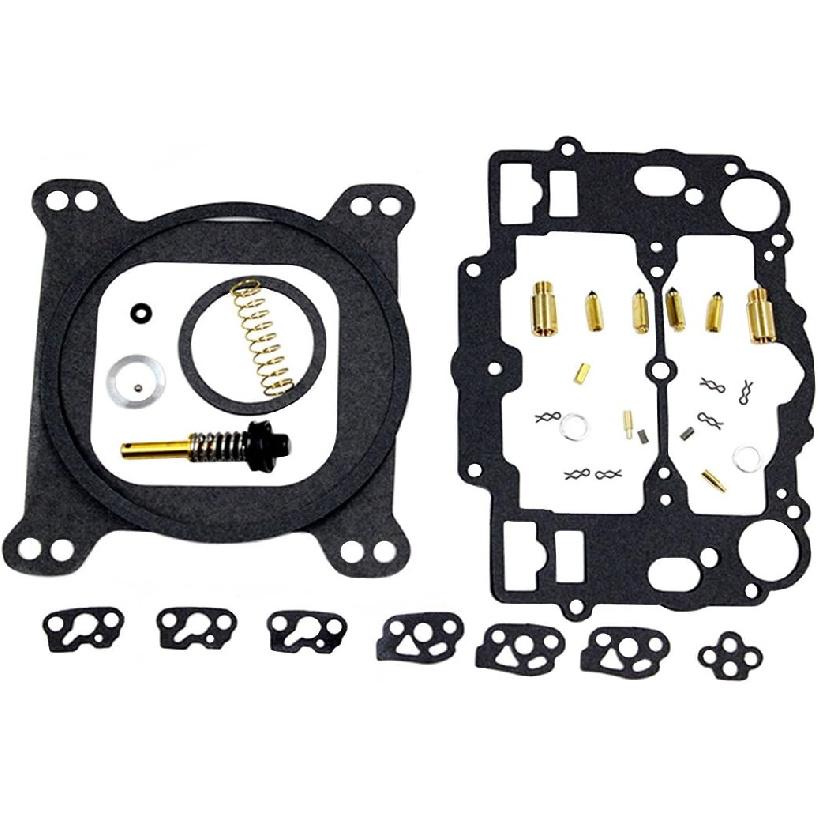 Carburetor Rebuild Kit Replacement for Ede-lbrock 1400 1404 1405 1406 1407 1409 1411 1477 fit Automotive 500 600 650 700 750 & 800 CFM We-ber Marine