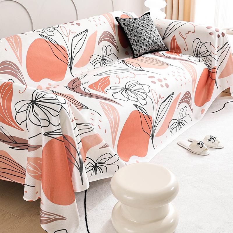 Новый летний чехол для дивана, тканевое ледяное шелковое полотенце для дивана, полностью покрытая подушка для сиденья, летняя нескользящая спинка, чехол для полотенца