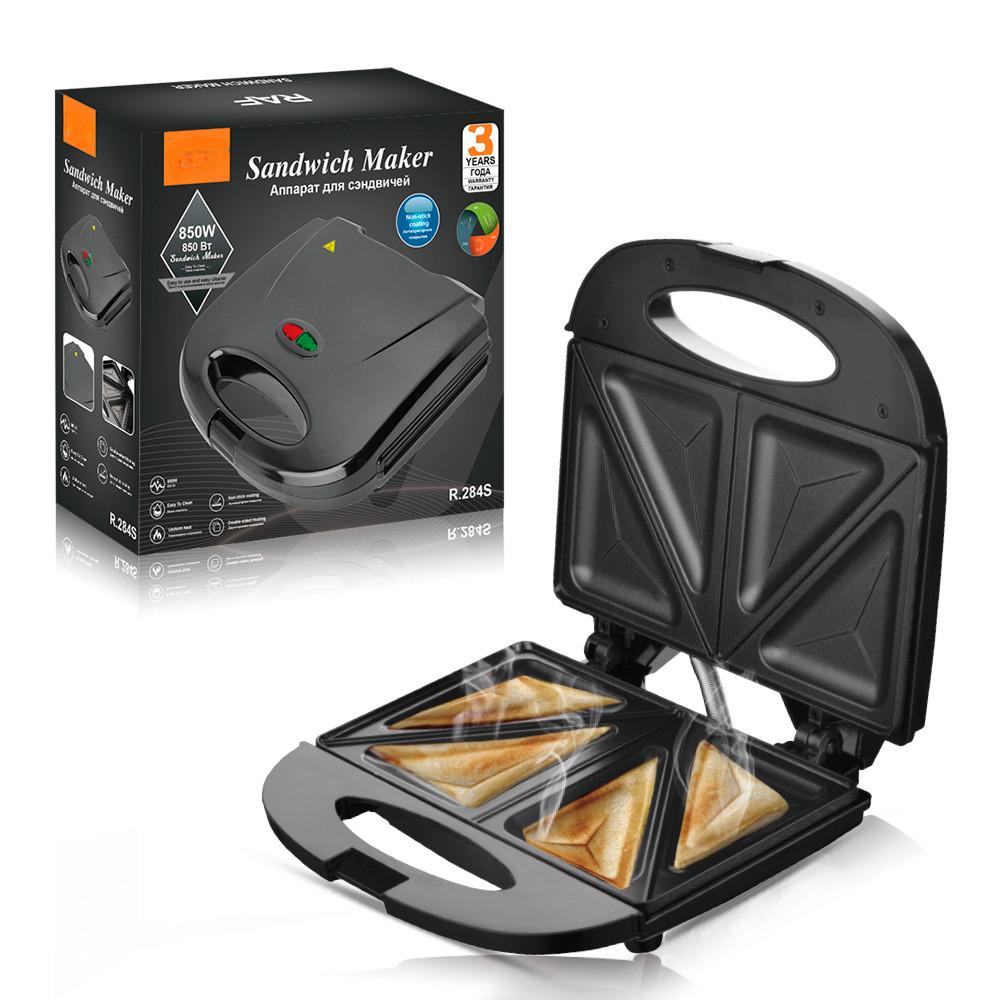 850 Вт Многофункциональная вафельница Бытовая портативная машина для завтрака Двусторонняя нагревательная машина для сэндвичей