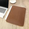 Premium Crazy Horse Leather Laptop Sleeve 13 Inch Notebook Case Horizontal Vertical Style Men Women Retro Minimalist