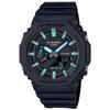 Casio G-Shock TEAL AND BROWN COLOR SERIES GA-2100RC-1AJF Men's Watch, Black