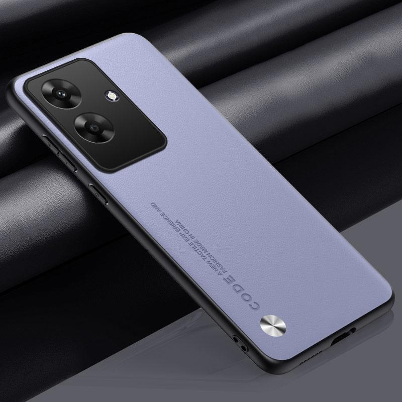 Роскошный чехол из искусственной ПУ кожи для Realme Note 60, задняя крышка, матовый ТПУ силикон, противоударный, полная защита, чехол для телефона для Realme Note60
