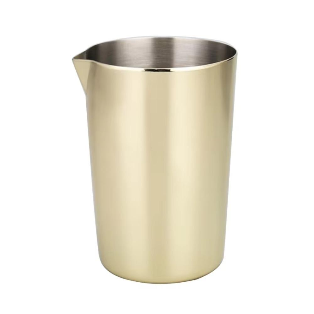 Stainless Steel Cocktail Mixing Cup with Diversion Opening Wine Stirring Cup Stirring Tin Party