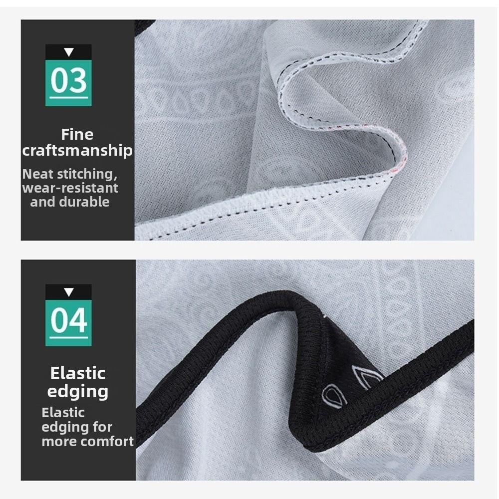 Breathable Cool Balaclava Ice Silk Face Cover Headwear Fashion Full Face Cap  Motorcycle Riding