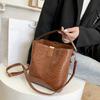 New Soft PU Leather Bags Luxury Designer Handbag Brand High Quality Crocodile Pattern Women Crossbody Shoulder Bag