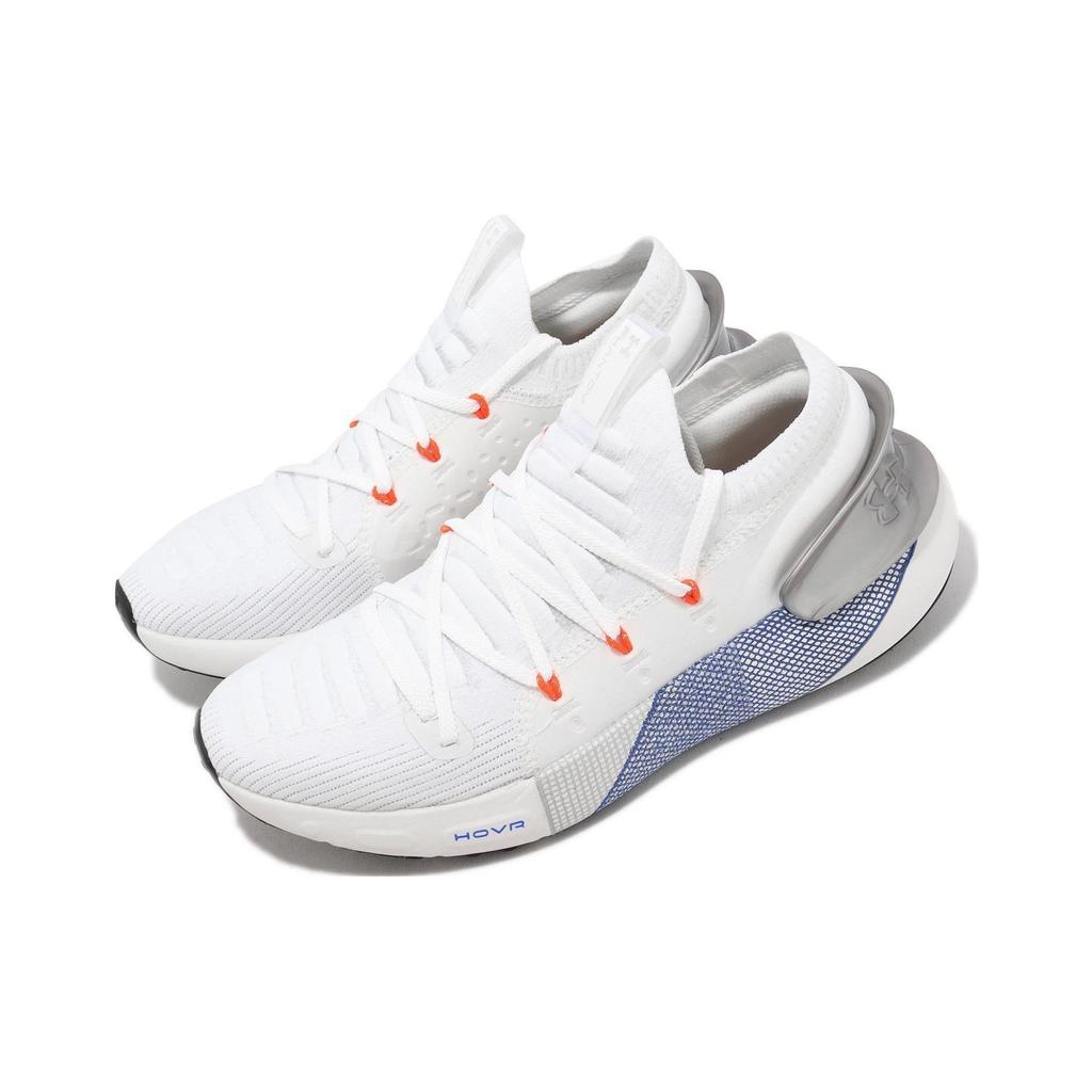 Under Armour HOVR Phantom 3 Белые Синие Красные Мужские Кроссовки Halo-Grey 3025520-100