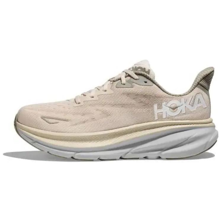 HOKA Clifton 9 Oat Milk Barley Men Sneakers Cream 1127895-OKB