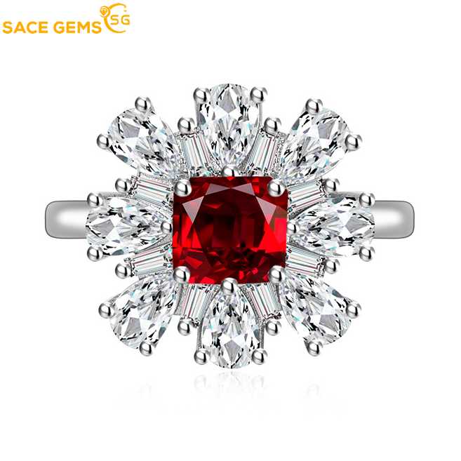 Sace Gems Классическое кольцо из медного сплава с цирконом, женские ювелирные изделия, свадебный подарок для вечеринки