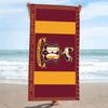 Пляжное полотенце Bradford City AFC, Большое, Мягкое, Быстросохнущее, для Пляжа, Кемпинга, Плавания